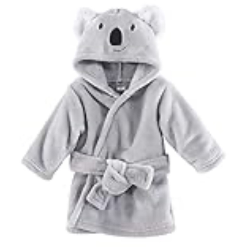 NWT Hudson Baby Hooded Bathroom Bear Age 0-9 months
